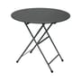 Arc en Ciel Foldable table metal grey Ø 80 cm - Emu