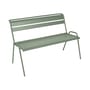 Banc avec dossier Monceau métal vert / 2 à 3 places - L 116 cm - Fermob
