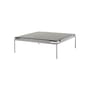 Sett LN13 Coffee table glass black / 100 x 100 x H 34 cm - &tradition