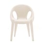 Fauteuil empilable Bell plastique blanc / Polypropylène recyclé (éco-conçu) - Konstantin Grcic, 2020 - Magis