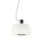 Sospensione Bellhop Glass S2 vetro marrone / Ø 45 x H 25,2 cm - Flos