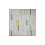 Plaid Twist Block tessuto multicolore / Copriletto trapuntato - 260 x 260 cm - HÜBSCH