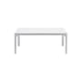 Net Coffee table composite material white / 100 x 60 x H 40 cm - NARDI