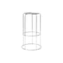 Wire VP16 High stool metal silver / H 75 cm - Verner Panton, 1981 - &tradition