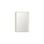 Miroir mural Arced bois beige / 80 x 55 cm - Muuto