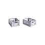 Lot de 2 paniers Colour Crate MINI plastique violet  / 17 x 13 cm - Recyclé - Hay