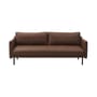Divano destro Rar pelle marrone / 3 posti - L 204,5 cm - Normann Copenhagen