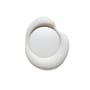 Ingres - Auguste Wall mirror ceramic white / W 44 x H 52.5 cm - Moustache