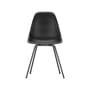 Chaise RE DSX - Eames Plastic Side Chair plastique noir / (1950) - Pieds noirs / Recyclé - Vitra