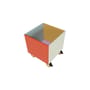 Coffre à roulettes Colour Box I by KIMPOP bois multicolore / 35.4 x 30 x H 35,4 cm - Édition Limitée - MONTANA