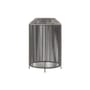 Mora LED Outdoor solar lamp textile grey / Recharges via solar power or mains power - Ø 40 x H 61 cm / Polypropylene cord - Vincent Sheppard