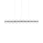 Luce Sferica S2 Pendant glass transparent / L 208 cm - Flos