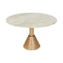 Izia Round table stone beige / Ø 120 cm - NV GALLERY