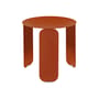Table basse Bebop métal orange / Ø 45 x H 45 cm - Fermob