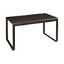 Tavolo rettangolare Bellevie metallo marrone / 140 x 80 cm - 4 posti letto - Fermob