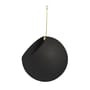 Globe Small Hanging flowerpot metal black / Ø 17 cm - Metal - AYTM