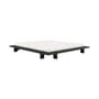 Lit double Japan bois noir / Pour matelas 180 x 200 cm - KARUP
