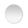 Miroir mural Colour Frame - Around bois violet / Ø 69.6 cm - MONTANA