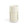 Portaoggetti Facet High materiale plastico bianco / H 66 cm - 1 anta / Con rotelle - Hay
