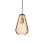 Sospensione Anoli 1 Medium vetro oro / Ø 19 x H 38 cm - NUURA