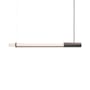 Sospensione In Fine LED vetro grigio / L 105 cm - DCW éditions
