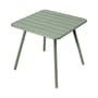 Luxembourg Square table metal green 80 x 80 cm - 4 legs - Fermob