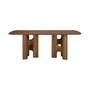 Tavolo rettangolare Flow legno marrone / 200 x 110 cm - 8 persone - Ethnicraft