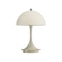Panthella 160 Wireless rechargeable lamp plastic material beige / LED - Ø 16 cm - Louis Poulsen