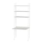 Bureau mural String® / L 78 cm x H 200 cm - String Furniture