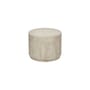 Rillo Podium Coffee table ceramic beige / Ø 56 x H 42 cm - BROSTE COPENHAGEN