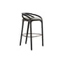 Aleta INDOOR High stool textile beige / H 78.5 cm - MORPHO