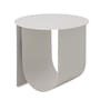 Table d'appoint Cher métal gris / Ø 43 cm - Porte-revues intégré - Bloomingville