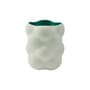 Vase Grape Small keramik grün / Ø 24,5 x H 30 cm - POLSPOTTEN