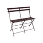 Banquette extérieure Bistro metallo viola / Pieghevole - 2 posti / L 88 cm - Fermob