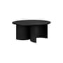 Gavo Coffee table wood black / Ø 95 x H 44 cm - NOO.MA