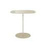 Thierry End table glass white / 33 x 50 x H 50 cm - Glass - Kartell