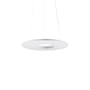 Sospensione Iris Horizontal tessuto bianco / LED - Ø 60 cm - Dix Heures Dix