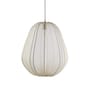 Suspension Balloon Large tissu gris / Résille translucide - Ø 53 x H 60 cm - Bolia