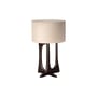 Flow Table lamp textile beige / H 53 cm - Ethnicraft