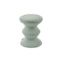 Tabouret rembourré Zig Zag Soft tissu vert - POLSPOTTEN
