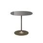 Tavolino d'appoggio Thierry vetro grigio / 45 x 45 x H 45 cm - Vetro - Kartell