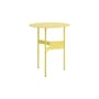 Shim Coffee table metal yellow / Ø 45 x H 51 cm - Hay
