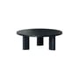 Couchtisch Galta Forte holz schwarz / Ø 100 x H 36 cm - KANN DESIGN