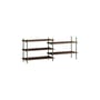 Étagère Shelving System – s.65.2.A bois marron / L 162 x H 65 x Prof. 35 cm - MOEBE