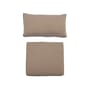  Accessory textile beige / Set 2 Cushion covers for Mundo armchair (without stuffing) - Bloomingville