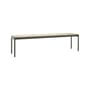 Banc Ville AV28 bois naturel / L 180 cm - &tradition