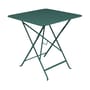 Klapptisch Bistro metall grün 71 x 71 cm - Klapptisch - Mit Loch für Sonnenschirm - Fermob