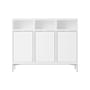 Buffet Stacked bois blanc / Configuration 3 - L 131 x H 106 cm - Muuto