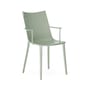 H.H.H Chair plastic material green / Recycled - Kartell