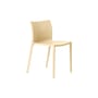 Chaise empilable Air-Chair plastique beige / Jasper Morrison, 2000 - Magis